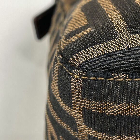 Fendi Zucca Pattern Shoulder Bag One Shoulder Handbag Mamma Baguette Shoulder - Picture 3 of 8